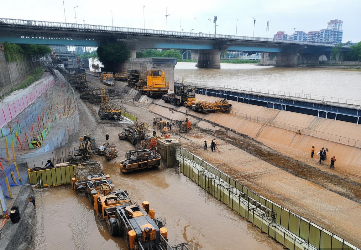 广元南河橡胶坝维修启动：老鹰嘴大桥下游消除橡胶坝老化隐患，保障河道行洪安全与水利设施定期维护